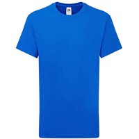 Fruit of the Loom Iconic 195 Premium T-Shirt in Blue | Size: 5-6 Years