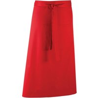 Premier Colours Bar Apron in Red