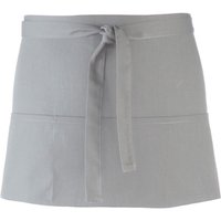 Premier Colours 3 Pocket Short Apron in Silver