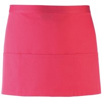Premier Colours 3 Pocket Short Apron in Dark Pink
