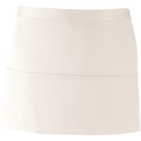 Premier Colours 3 Pocket Short Apron in White