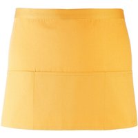 Premier Colours 3 Pocket Short Apron in Yellow