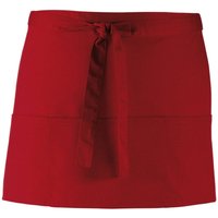 Premier Colours 3 Pocket Short Apron in Burgundy