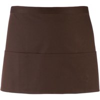 Premier Colours 3 Pocket Short Apron in Brown