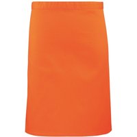 Premier Colours Mid Length Apron in Orange