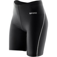 Spiro Women's Bodyfit Base Layer Shorts in Black | Size: XL/2XL