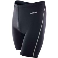Spiro Men's Bodyfit Base Layer Shorts in Black | Size: XS/S