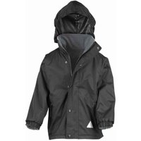 Result StormDri 4000 Reversible Jacket in Black | Size: 7-8 Years