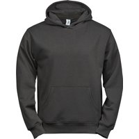 TEE JAYS Power Heather Hoodie in Grey | Size: 8-10 Years