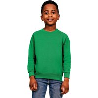 Casual Classics Blended Ringspun Cotton Sweatshirt in Green | Size: 5-6 Years