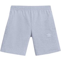 Umbro Men's Fleece Logo Casual Shorts in Grey | Size: Large