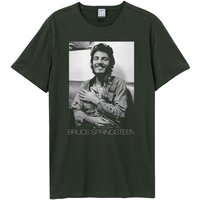 Amplified Men's Bruce Springsteen Vintage T-Shirt in Charcoal | Size: XL