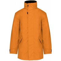 Kariban Men's Quilted Parka in Orange | Size: XL