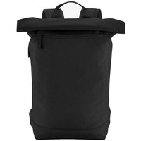 Bagbase Men's Simplicity Roll Top Backpack in Black