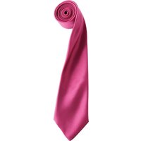 Premier Colours Satin Tie in Pink
