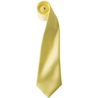 Premier Colours Satin Tie in Lemon
