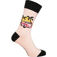 Simply Essentials Men's Toys Campervan Socks in Cream | Size: 6-11