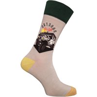 Simply Essentials Men's Toys Safari Truck Socks in Mint | Size: 6-11