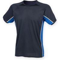 Finden & Hales Short Sleeve Performance Panel Sports T-shirt in Navy | Size: 3-4 Years
