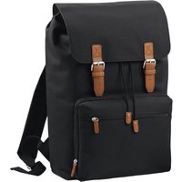 Bagbase Men's Vintage Laptop Backpack in Black