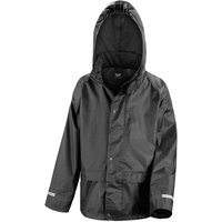 Result Core Core Raincoat in Black | Size: 3-4 Years