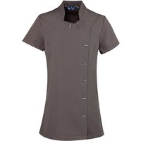 Premier Women's Orchid Short-Sleeved Tunic in Dark Grey | Size: 6
