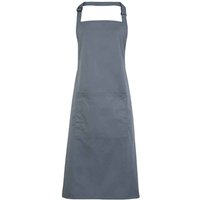 Premier Colours Pocket Full Apron in Mid Grey