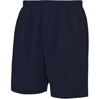 AWDis Cool Men's Plain Blue Shorts in Navy | Size: XS