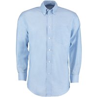 Kustom Kit Men's Oxford Classic Long-Sleeved Shirt in Light Blue | Size: 19 inches