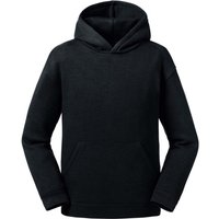 Russell Authentic Hooded Sweatshirt in Black | Size: 3-4 Years