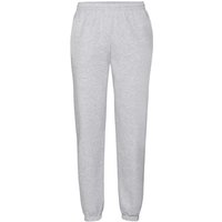 Fruit of the Loom Men's Classic Elasticated Hem Jogging Bottoms in Grey | Size: Large