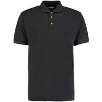 Kustom Kit Men's Workwear Heather Polo Shirt in Dark Grey | Size: XS