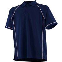 & Performance Contrast Piping Polo Shirt
