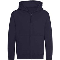 AWDis Cool Zoodie Full Zip Hoodie in Navy | Size: 12-13 Years