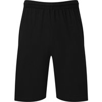 Fruit of the Loom Men's Iconic 195 Jersey Shorts in Black | Size: XL