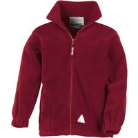 Result Polartherm Fleece Jacket in Burgundy | Size: 10-12 Years