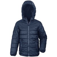 Result Core Soft Padded Jacket in Navy | Size: 13-14 Years