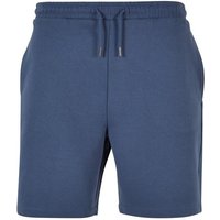 Build Your Brand Men's Ultra Heavy Sweat Shorts in Blue | Size: Small