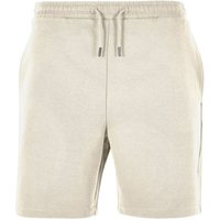 Build Your Brand Men's Ultra Heavy Sweat Shorts in Light Sand | Size: 4XL