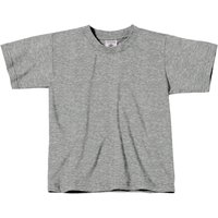 B&C Exact 150 T-Shirt in Light Grey | Size: 9 Years