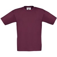 B&C Exact 150 T-Shirt in Burgundy | Size: 3-4 Years