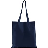 Westford Mill Women's Plain Cotton Tote Bag in Navy