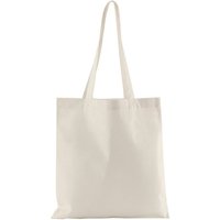 Westford Mill Women's Plain Cotton Tote Bag in Natural