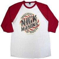 Nick Mason's Saucerful Of Secrets Men's Spiral T-Shirt in Red | Size: XL