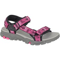 PDQ Women's Logo Sandals in Fuchsia | Size: 6