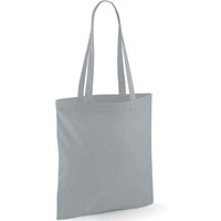 Westford Mill Women's Long Handle Tote Bag in Mid Grey