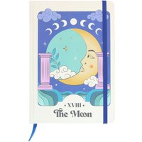 Something Different Celestial The Moon A5 Notebook in Blue