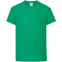 Fruit of the Loom Original Cotton T-Shirt in Green | Size: 7-8 Years