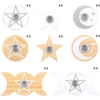 Something Different Spell Mixed Candle Holder (Pack of 36) in Off-White