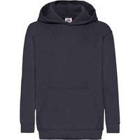 Fruit of the Loom Classic 80 20 Hoodie in Mid Navy | Size: 5-6 Years